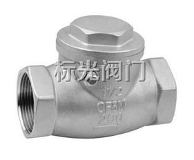 不銹鋼絲扣臥式止回閥產品詳解